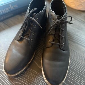 Cole Haan Grand OS Nathan Chukka Boots Men's Black Leather Shoes Size 9M C30633